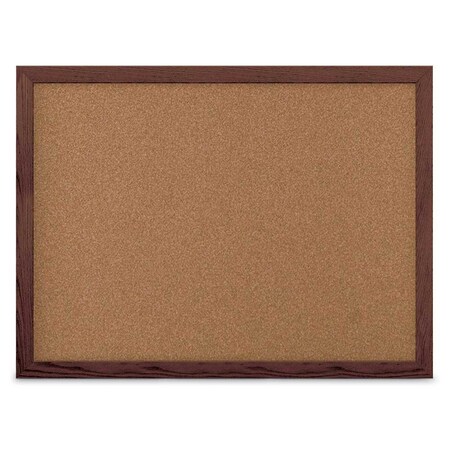United Visual Products Sliding Door Indoor Enclosed Corkboard, 7 UV9010ACS-BLACK-DRKSPR